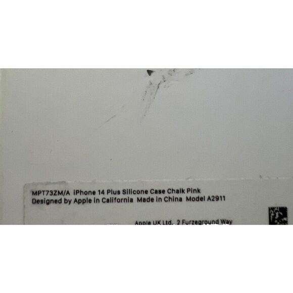 iPhone 14 Plus Apple Silicone Case-MagSafe-Chalk Pink-Genuine-open Box - Picture 3 of 5